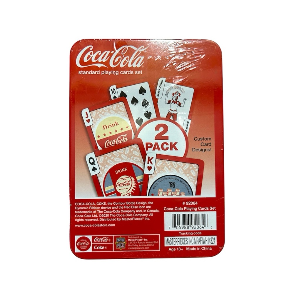 Coca-Cola Playing Cards 2-Pack - Picture 2 of 2